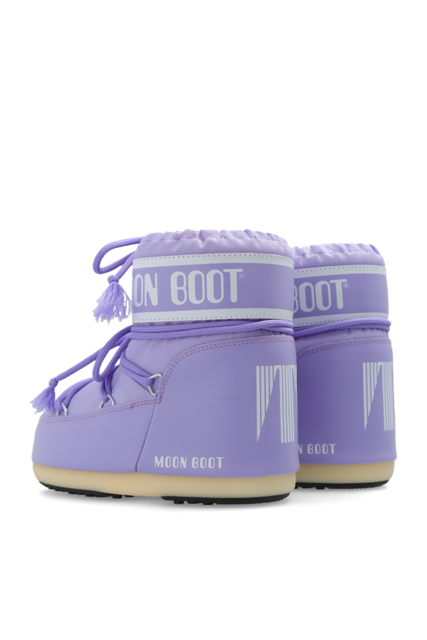 Purple 'Icon Low' snow boots Moon Boot Kids - Saint Laurent